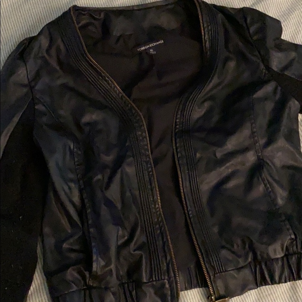 Leather jacket